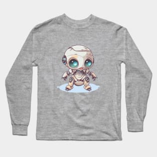 RoboPal: A Playful Companion in the World of Futuristic Fun Long Sleeve T-Shirt